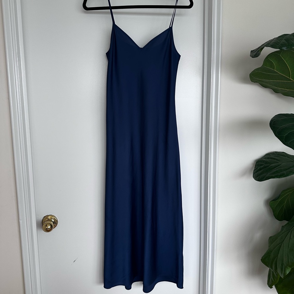 All Saints Deep Blue Maxi Dress